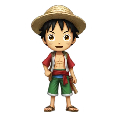 Luffy Palestine sticker