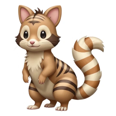 Furret-Linoone-Hybrid (Full body) sticker