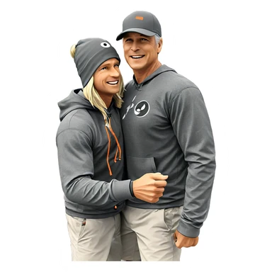 boys enjoying outdoor sports sticker