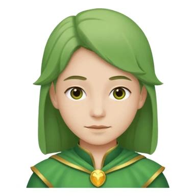 green costume sticker