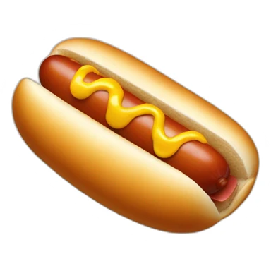 real hot dog sticker