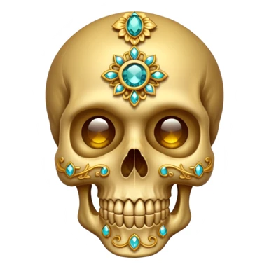 Skull emoji looking rich no for editing  sticker