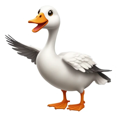 Silly goose  sticker