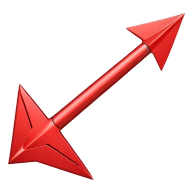 red arrow sticker