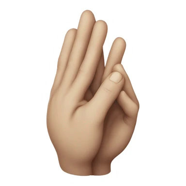 Praying hands with heart sticker