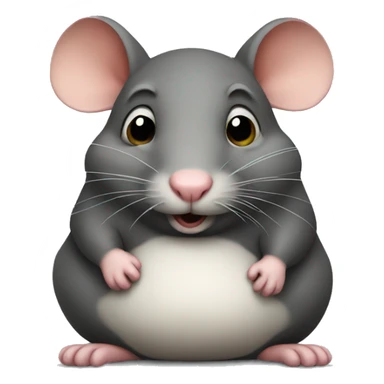 Fat rat sticker