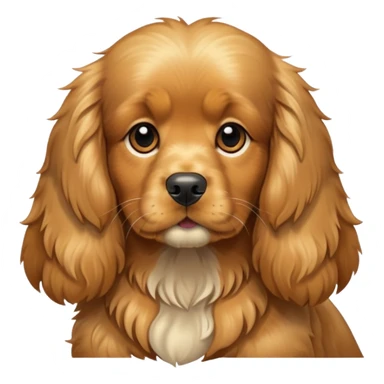 Golden cocker spaniel sticker