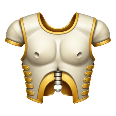 bone chestplate sticker