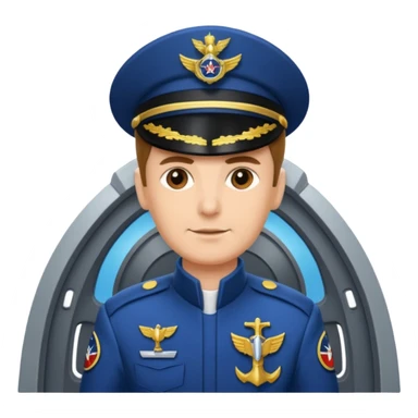 spaceship admiral sticker