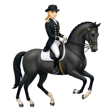 Dressage horse  sticker