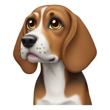 Beagle coonhound mix sticker