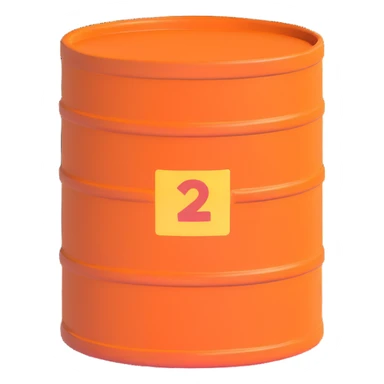 orange road construction barrel sticker