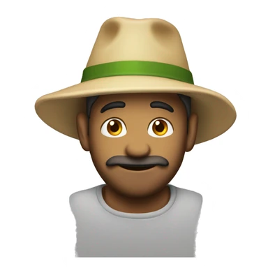 Rana con un cappello sticker