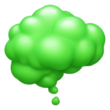 fart gas green sticker