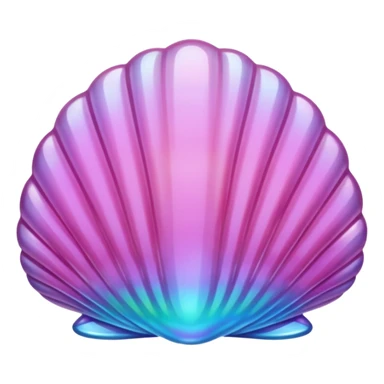 pink crystal clam sticker