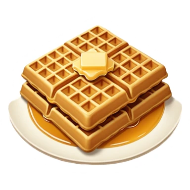 Waffles sticker