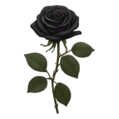 rose noire edition sticker