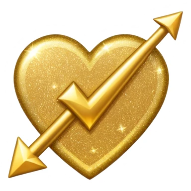 glitter checkmark sticker