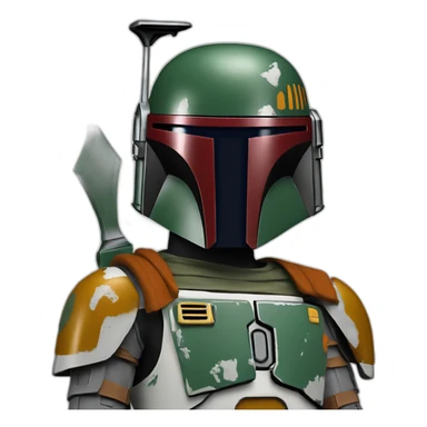 boba tea fett sticker