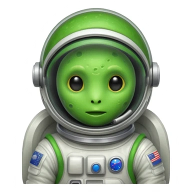 slime alien Astronaut sticker