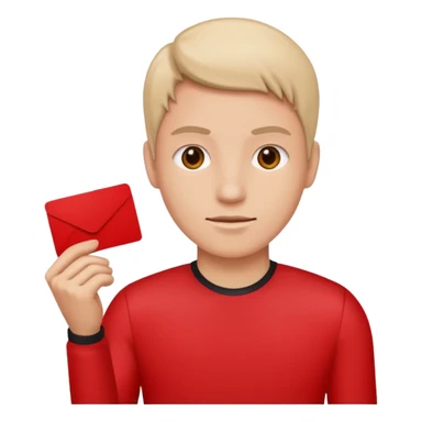 Ref with red card sticker