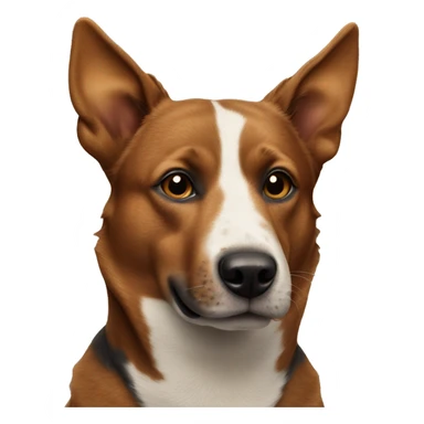 Brown cattle dog sticker
