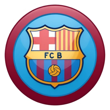 Barcelona club logo sticker