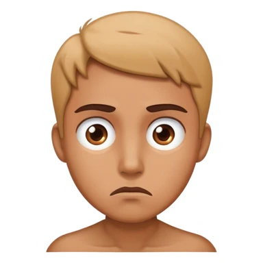 concerned expression sticker