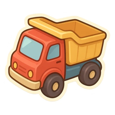 toy truck sticker