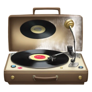 Record player sticker
