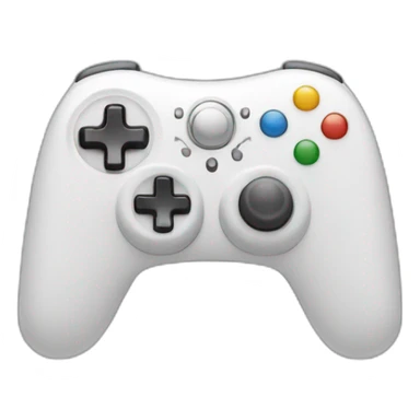 white gamepad sticker