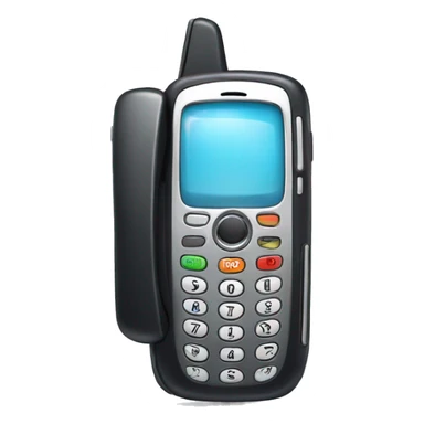  flip phone with phone charm  sticker