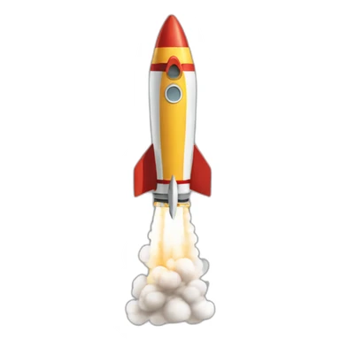 rocket launch angle smoke sticker