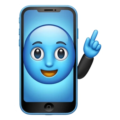 creame un emiji de llamada en celular sticker