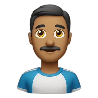 Hombre delgado canoao sticker