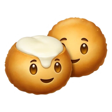 Mozzarella cheese balls sticker