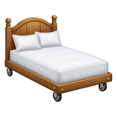 bed with wheels sticker