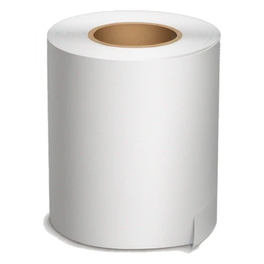 toiler paper roll sticker
