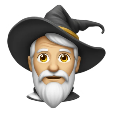 sexy old wizard man sticker
