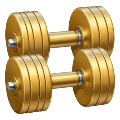 minimalist dumbbell sticker