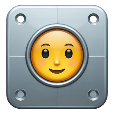 Turned square sticker