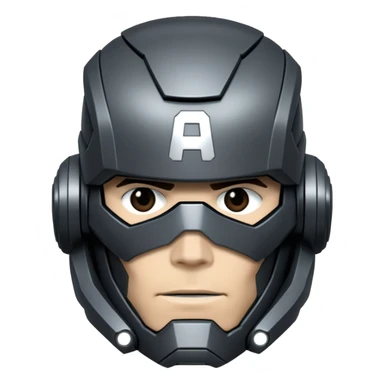 james rhodes black iron man black from civil war sticker