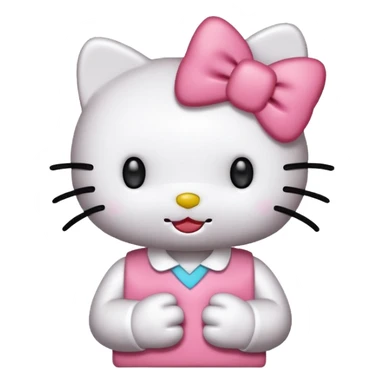 Hello kitty with a Noé sticker