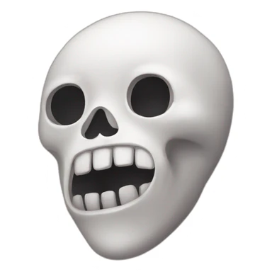 Esqueleto dando beso sticker