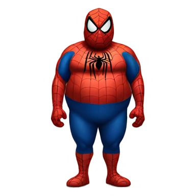 Fat Spiderman  sticker