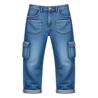 absurdly wide jeans with a dozen pockets sticker