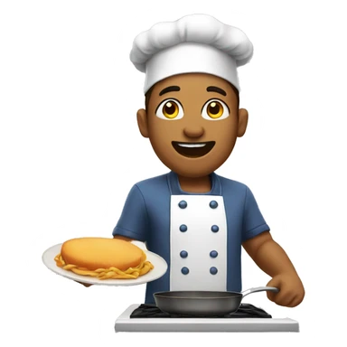 cooking food sticker