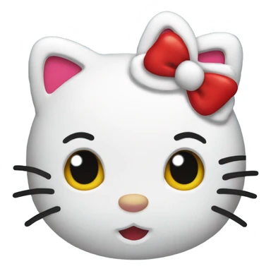 Christmas hello kitty sticker