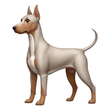white doberman Y3 sticker