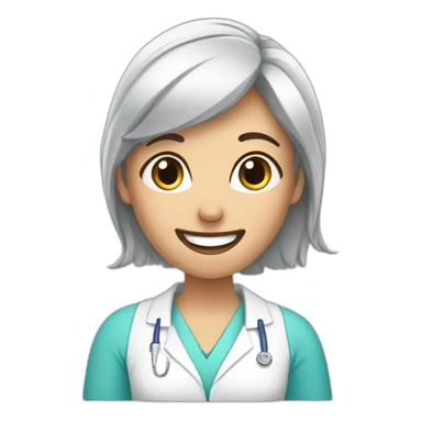 Dentista mujer sticker